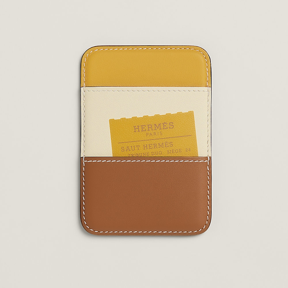 *ゼブラモチーフが魅力* HERMES MagSafe対応 カードケース カードケース 《MagSafe》 エマン “タコ” | Hermès - エルメス